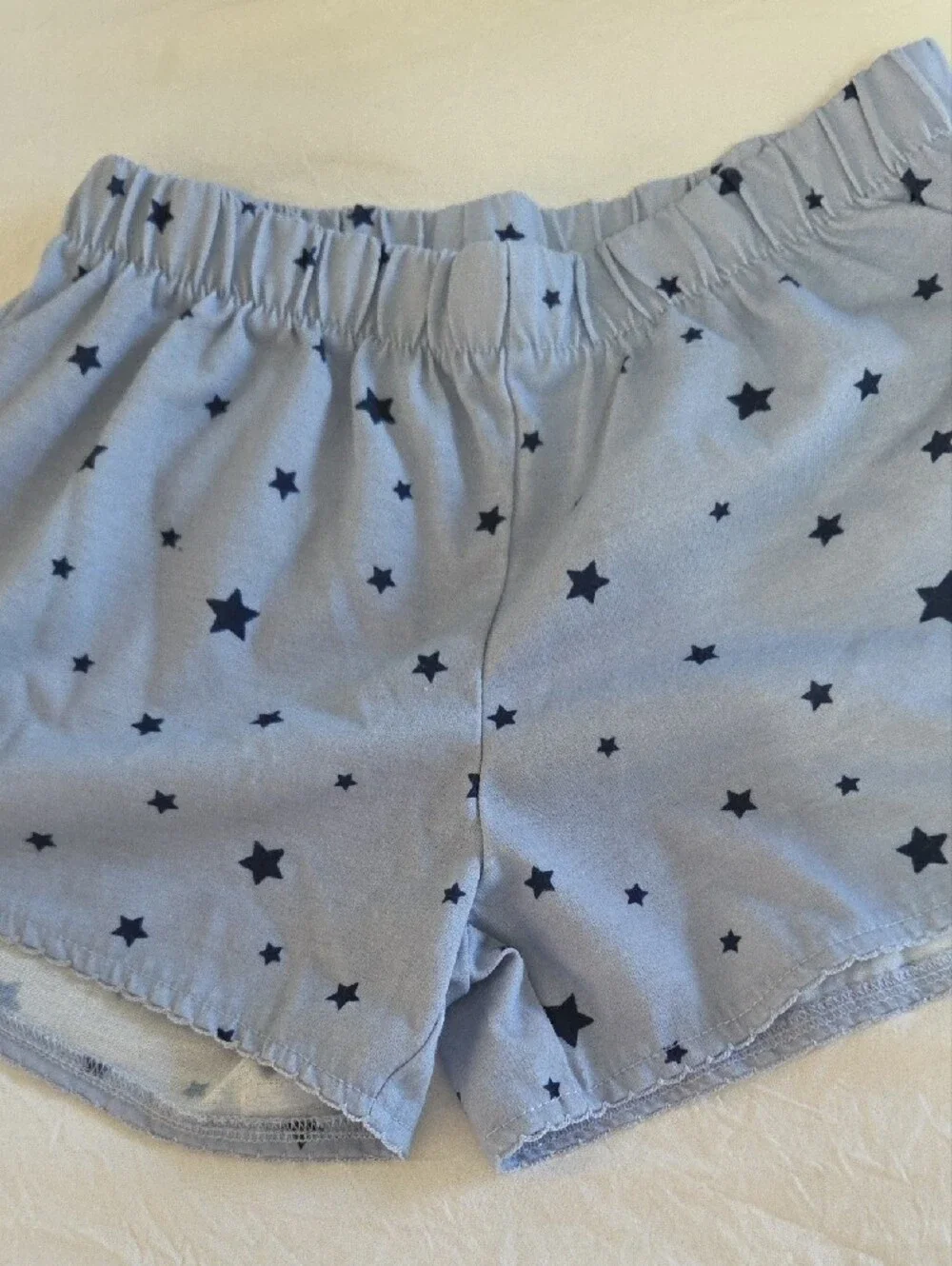 GAP Girls Lavender and Light Blue Star Cotton Pajama Set Duo